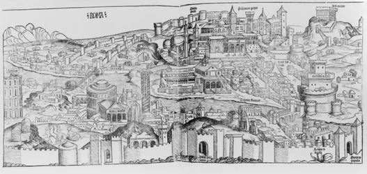 Vue de Rome, 1493